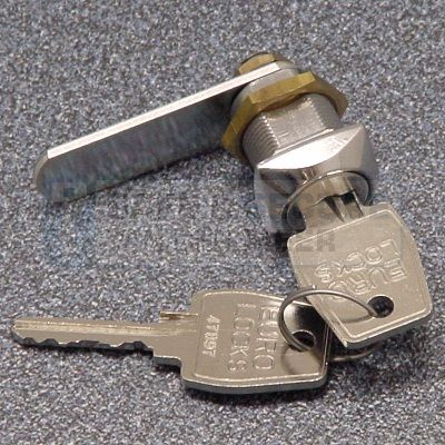 Eurolocks automatencilinder type 0802-53 180º draaiend, (L=20 mm.), ZONDER SLUITLIP 
