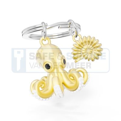 Metalmorphose sleutelhanger octopus  