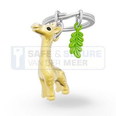 Metalmorphose sleutelhanger giraffe  
