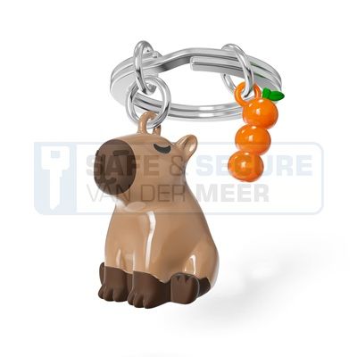 Metalmorphose sleutelhanger capibara  