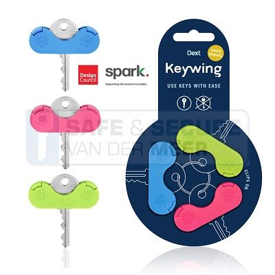 Key Wing sleutelkapjes plastic per 3 stuks 
